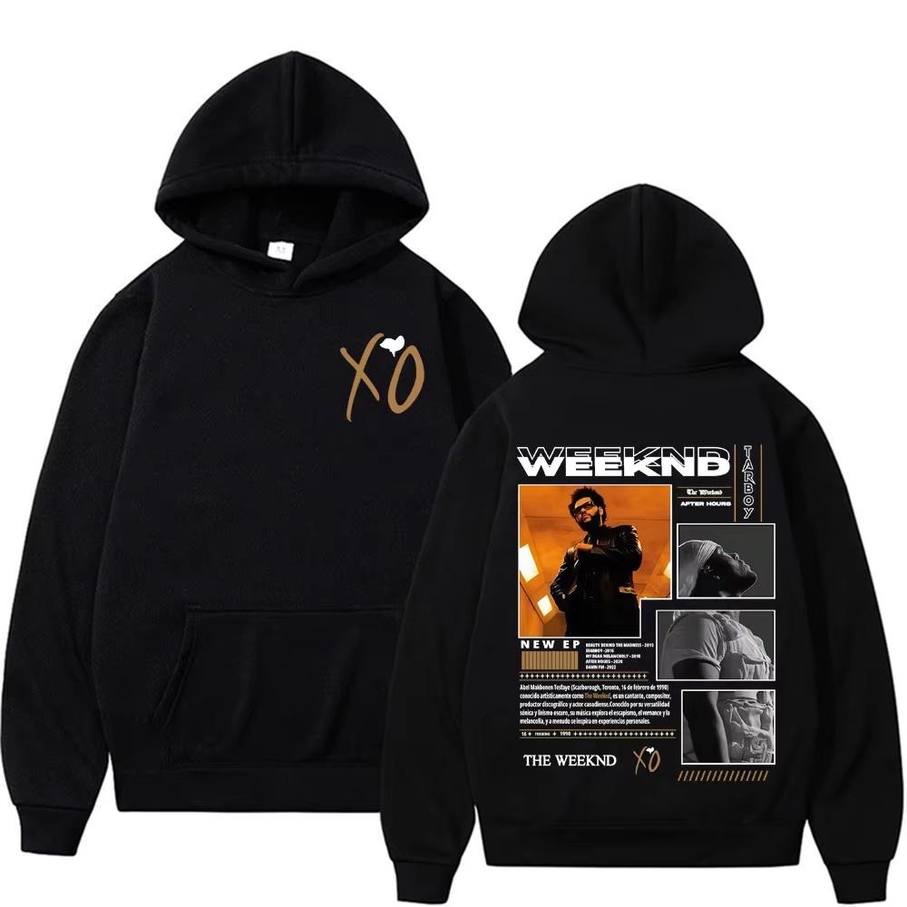 Худи The Weeknd Винтажная Стирка Хлопковый Флис Толстовка Унисекс Оверсайз Пуловер Хип-Хоп Уличная Одежда Топ Мерч Подарок 2026 Горячая Распродажа