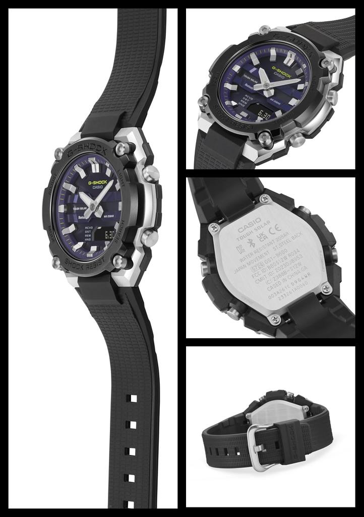 Watch Bluetooth Equipped with Solar Black [Casio] G-Shock [] G-STEEL GST-B600A-1A6JF Men's