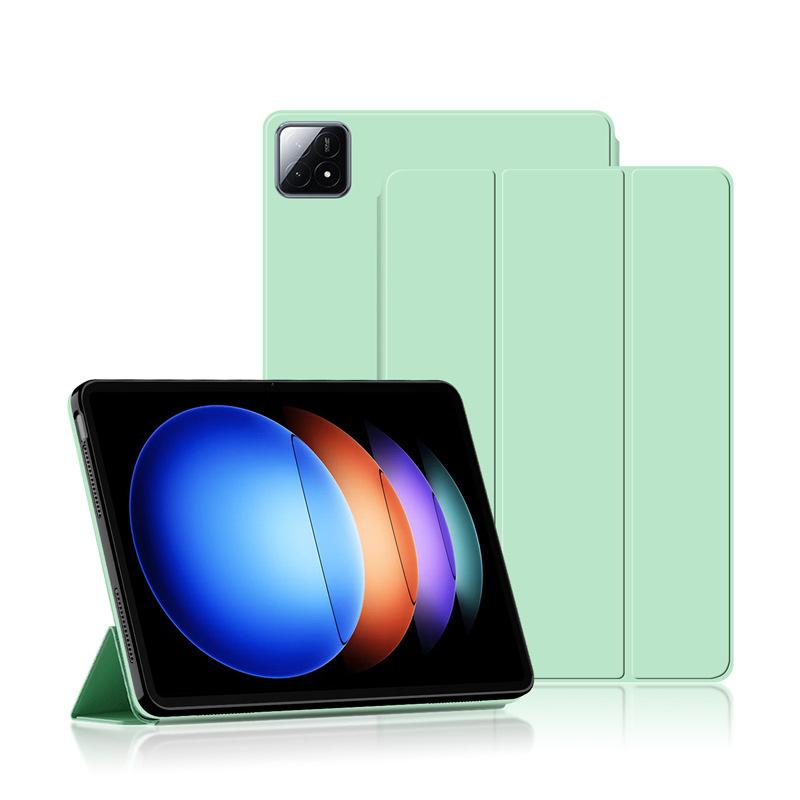 Чехол для планшета Xiaomi Pad 6S Pro, кожаный чехол с откидной подставкой для Mi Pad 6S Pro, 12,4 дюйма, Smart Wake Up Sleep, три складные подставки для книг, чехол для iPad