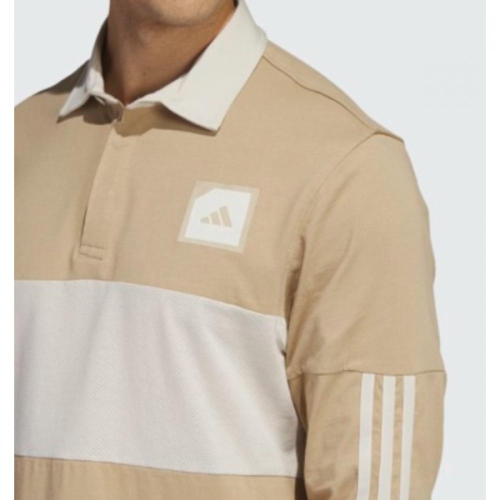 Adidas Golf Adidas Gore Back Adicross Long Sleeve Golf Polo Shirt