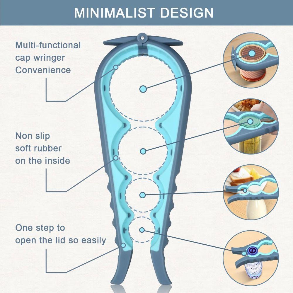 Нескользящий резиновый открыватель для банок, экономящий силы, открыватель для консервных банок, прочная открывалка для бутылок, для слабых рук