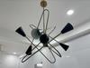 Stilnovo Style 6 Lights Shade Sputnik Chandelier Modern Ceiling Light Fixture