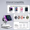 Z Type Metal 3in1 Беспроводное зарядное устройство для iPhone 13/15/14 Pro Max Быстрое беспроводное зарядное устройство Macsafe для Apple Watch 8/airpods 2