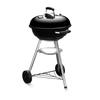 Weber Barbecue Stove Diameter 47cm Compact Kettle Charcoal Camping for People Genuine Product 10 Year 1221308 Thermometer Included 1221308 Black 47cm