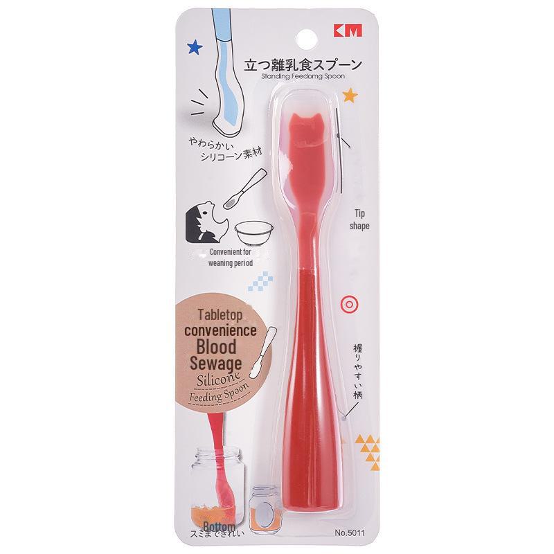 Японская мягкая резиновая антипригарная кухонная щетка и скребок KM.1124