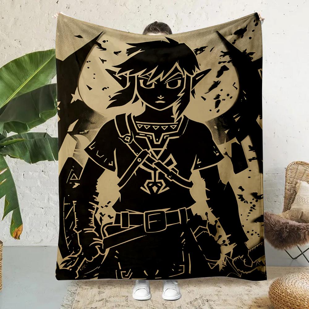 Hot Game Z-ZeldaPrinted Blanket Picnic Blankets Warm Blanket Soft and Comfortable Blanket Home Travel Birthday Gift