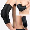 1Pcs Elbow Compression Sleeve Sports Arm Forearm Brace Support Honeycomb Pad Crashproof Basketball Cycling Arm Guard Sleeve