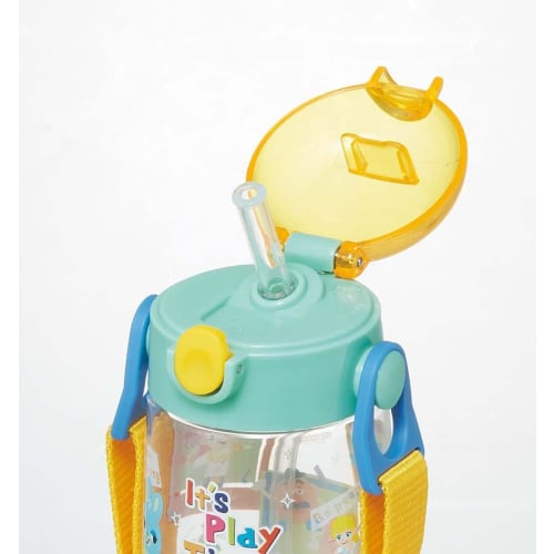 Skater Water Bottle 480ml Disney Toy Story 23 Clear Bottle with Straw for Children PDSH5-A