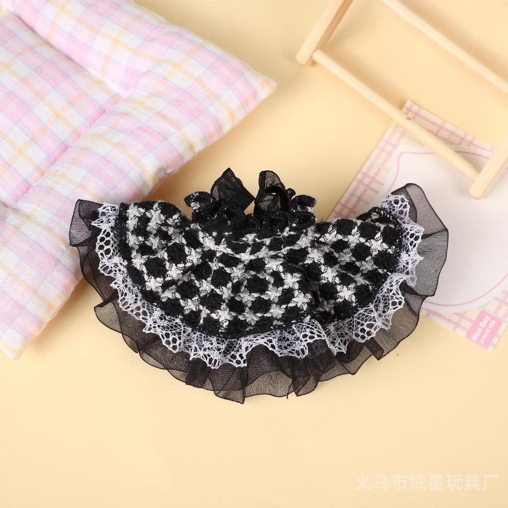 Cute Lace Skirt for 10cm-15cm Cotton Doll Accessories DIY Dress Up Plush Doll Suspender Skirt Adorable Children Toys Gift
