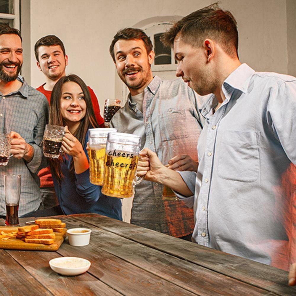 With Handles Fake Beer Mug Realistic Look Prank Cup Novelty Fake Beer Bottle Gift