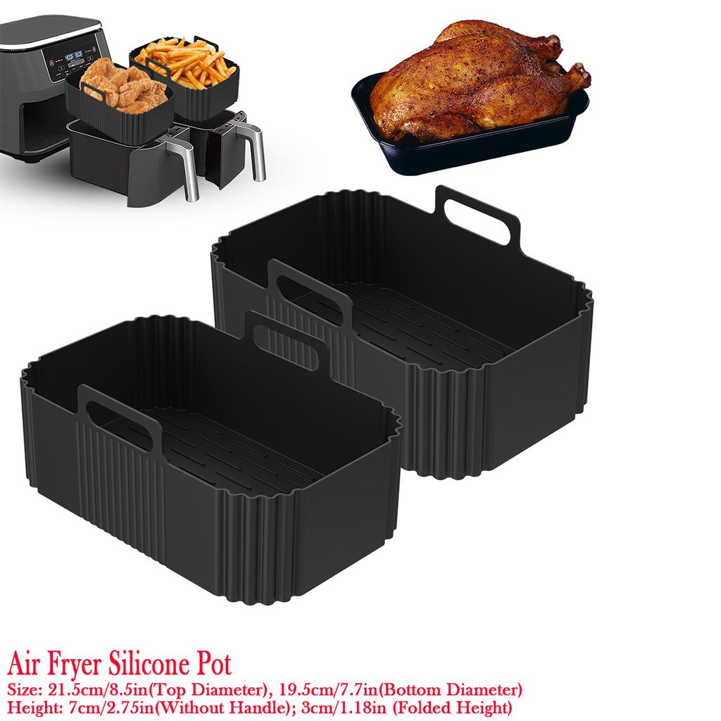 100 шт одноразовая бумага для фритюрницы маслостойкая антипригарная прямоугольная кухонная выпечка коврик для аэрофритюрницы бумажный поднос кухонная бумага для выпечки в духовке