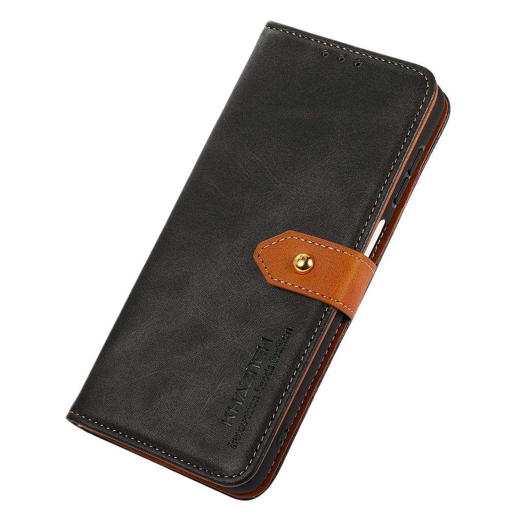KHAZNEH For Oppo A38 4G Case Cowhide Texture PU Leather Stand Phone Cover Wallet