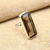 Smoky Topaz Gemstone Handmade 925 Solid Sterling Silver Jewelry Ring For Wedding Gift