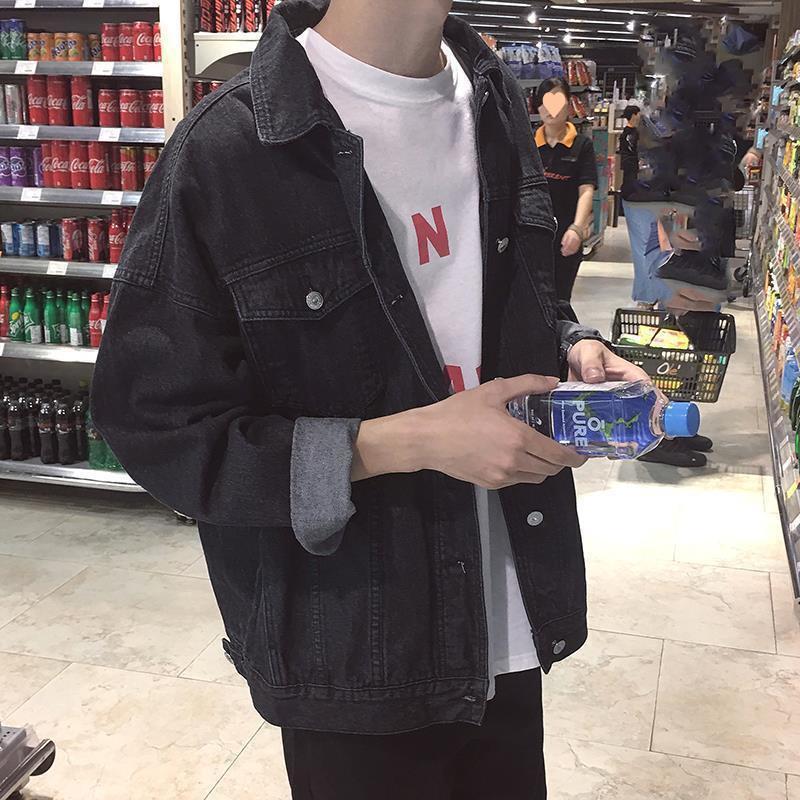 Куртка мужская корейская версия тренд свободная мужская куртка весна и осень универсальная