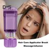 8ML Hair Oil Applicator with Precise Scale Scalp Massage Applicator Comb Clear Portable Hair Serum Oiling Dispenser Brush Hair Root Application Comb