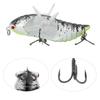 2PCS 7.5cm Length Bionic Cicada Lure with Rotating Spins Artificial Fishing Lure  River Fishing