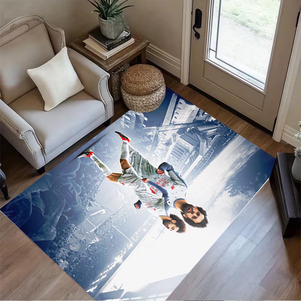 Salah's Liverpool Moment Area Rug Perfect for Kitchen Balcony Study room Living Rooms Anti-slip Rug Office home decor Perfect Gift for Friends & Famil
