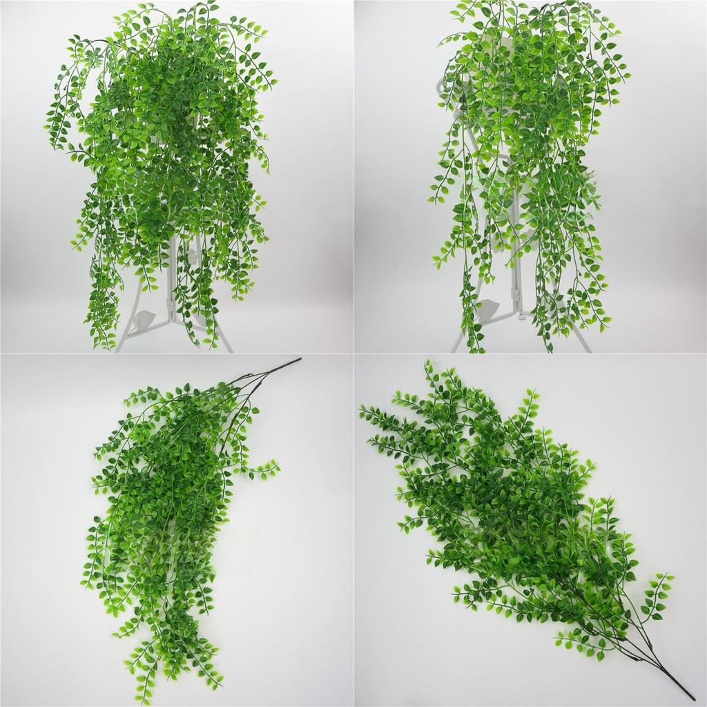 Панель стены из искусственных растений Пластиковая листва Переплетенные лозы Материалы для внутренней отделки