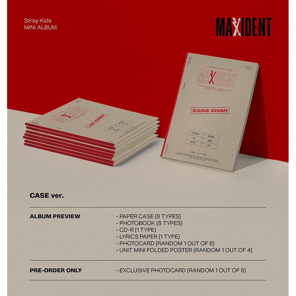 Stray Kids Чехол MAXIDENT, версия. 7-й мини-альбом