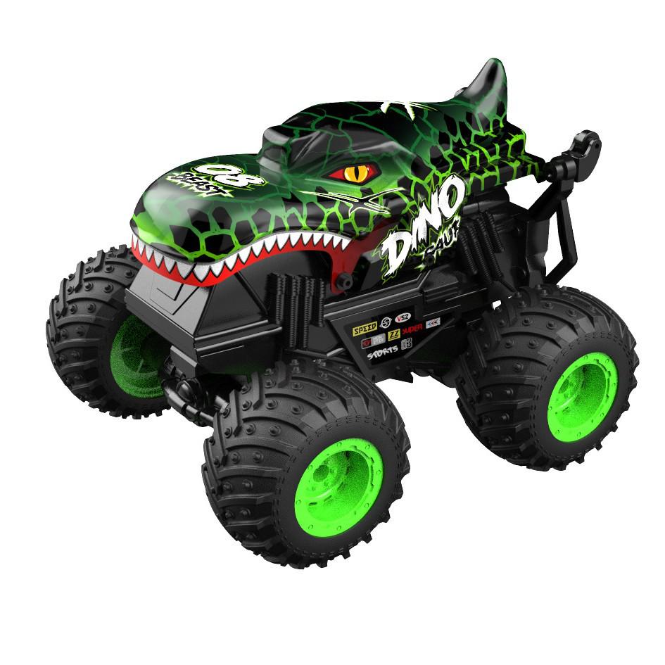 1:20 Shark Head Dinosaur Stunt Off-Road RC Car with Lights and Music - Children's Electric Toy