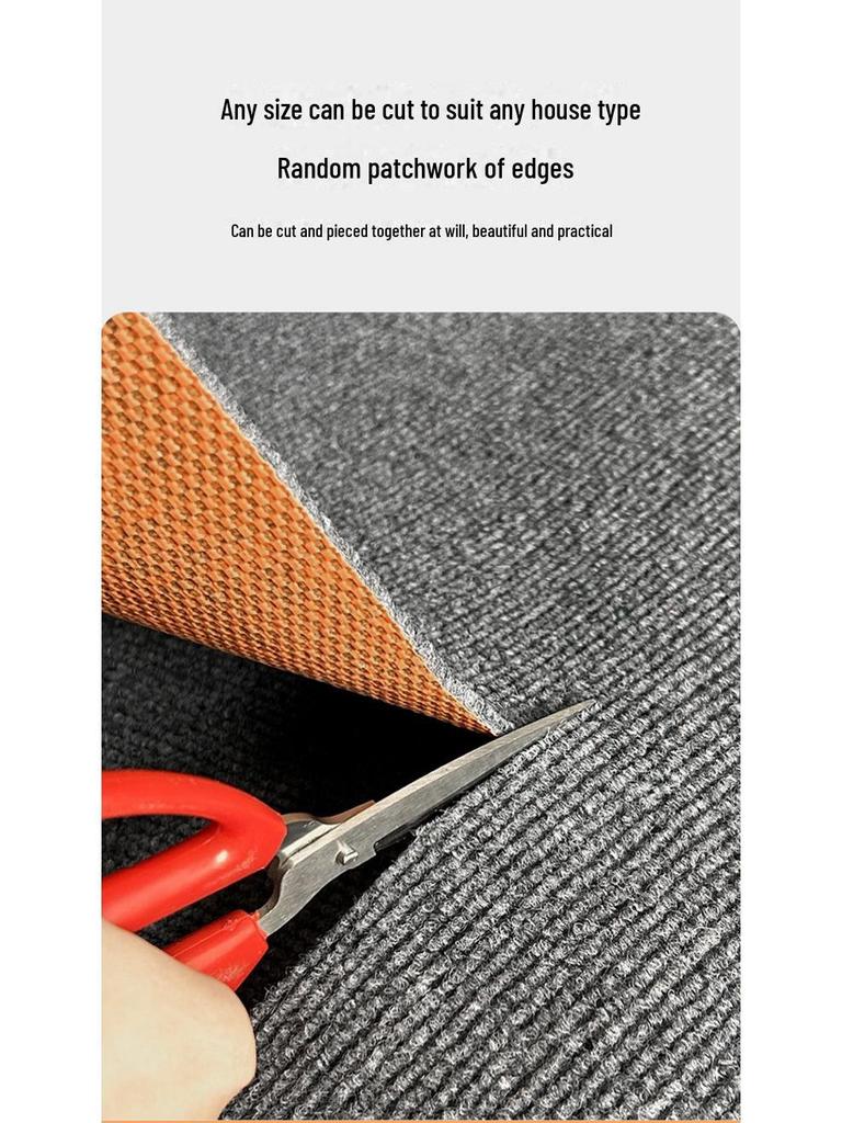 Серый грязеотталкивающий звукоизолирующий ковер для гостиной, офиса или спальни