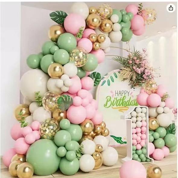 Avocado Balloon Chain, Shopping Mall Kindergarten Store Opening Styling Balloon Birthday Party Decoration Balloon