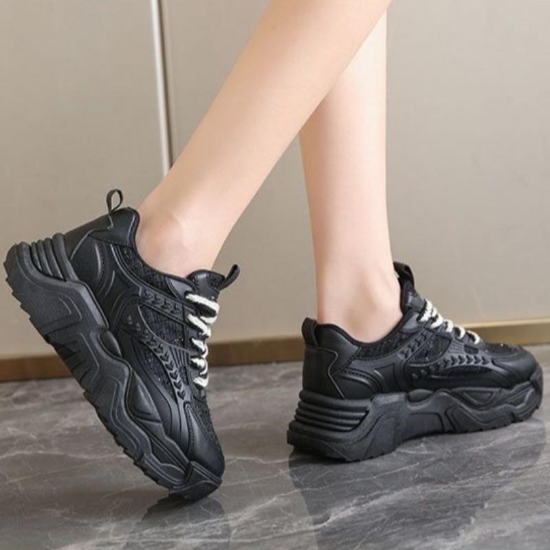 High Quality Fashion Women Sneakers 2025 Summer Breathable Platform Casual Walking Shoes Designer Female Vulcanize Shoes Zapatos
