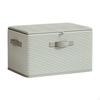 Foldable Storage Box Closet Organizer with Lid Large Capacity Multifunctional Clothes Fabric