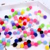18/25mm Handmade Material Home Ornament Soft Wedding Decor Pompones Plush Ball Sewing Craft DIY Pompom Multicolor Jewelry Accessories  Accessories