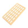 High Quality Wooden Jewelry Display Tray 20 30 42 Slots Ring Organizer Tray Solid Wood Jewelry Ring Storage Display Custom Logo