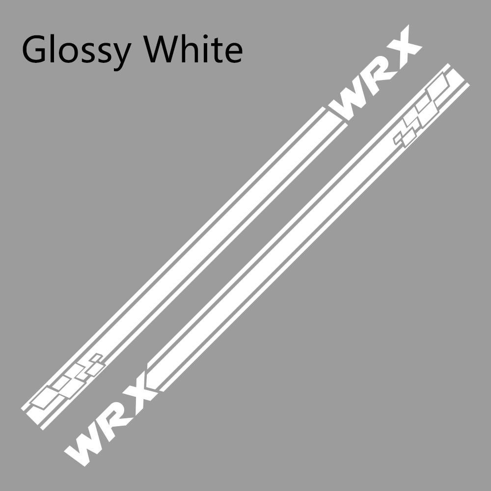 2Pcs For Subaru WRX Car Door Side Stripes Stickers Vinyl Film Auto DIY Sports Styling Decals Automobile Car Tuning Accessories
