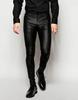 Motorcycle Skinny Fit Men Black Pant Genuine Stylish Designer Leather Lambskin