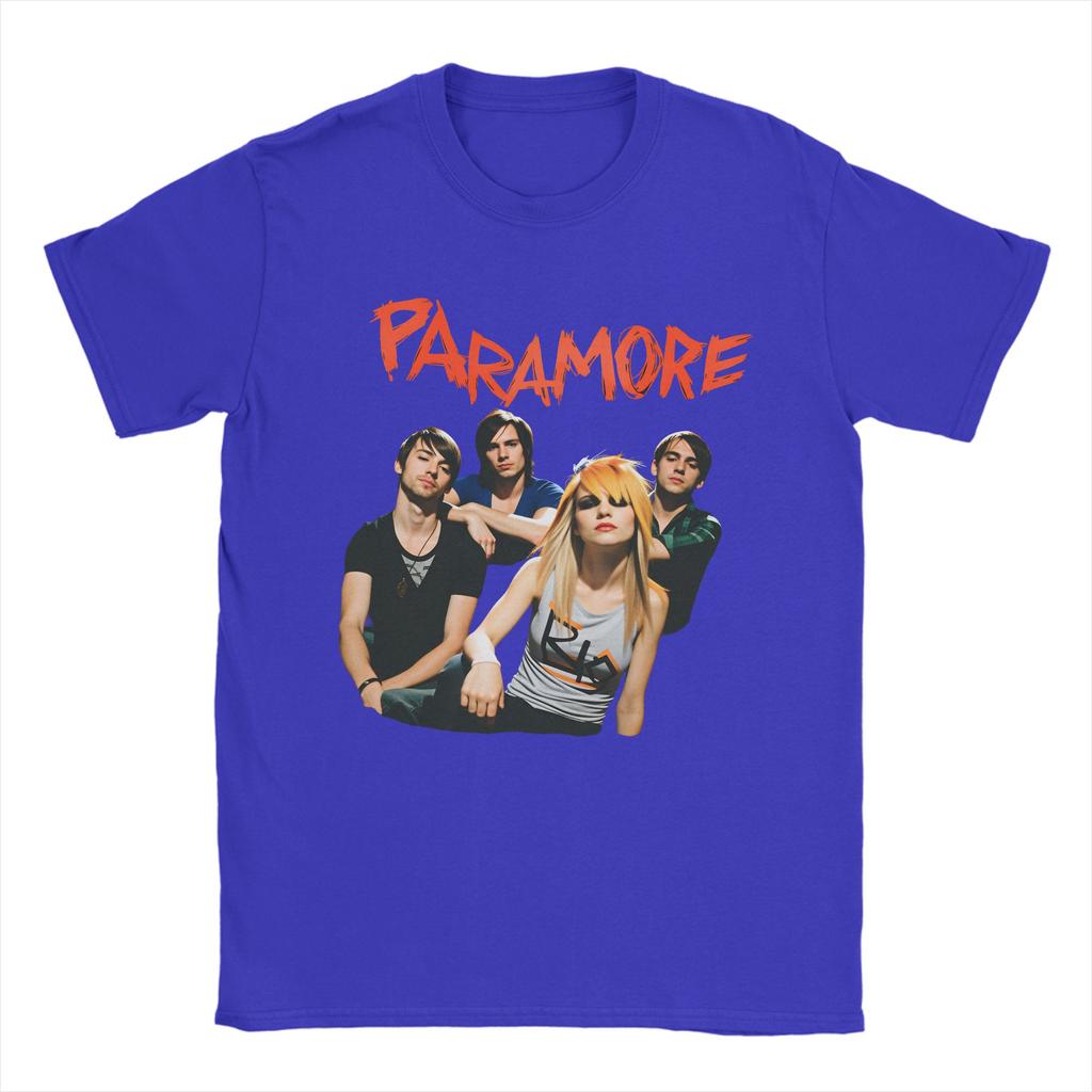 Paramore Band Cotton TShirt For Mens Summer Vintage T Shirts O Neck Leisure Tees Plus Size Cheap Clothes