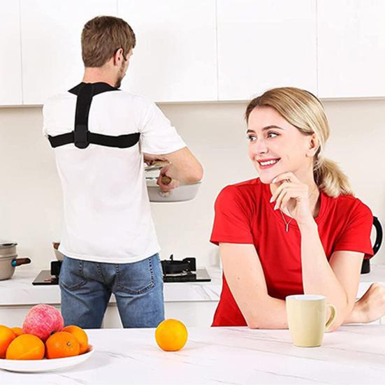 Регулируемый корректор осанки спины, невидимый бандаж, дышащий горбатый пояс для облегчения боли, улучшения осанки