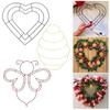 Bee Hive Wreath Frame Heart Metal Wire Form Bee Shaped Wire Frame Wreath