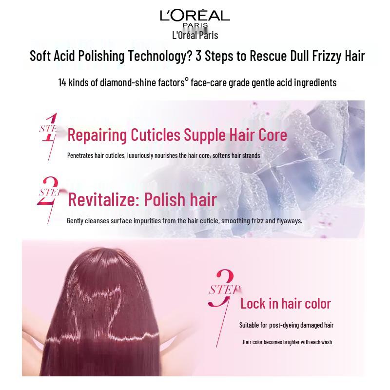 L'Oréal Paris Acid Care Мягкий и Блестящий Шампунь