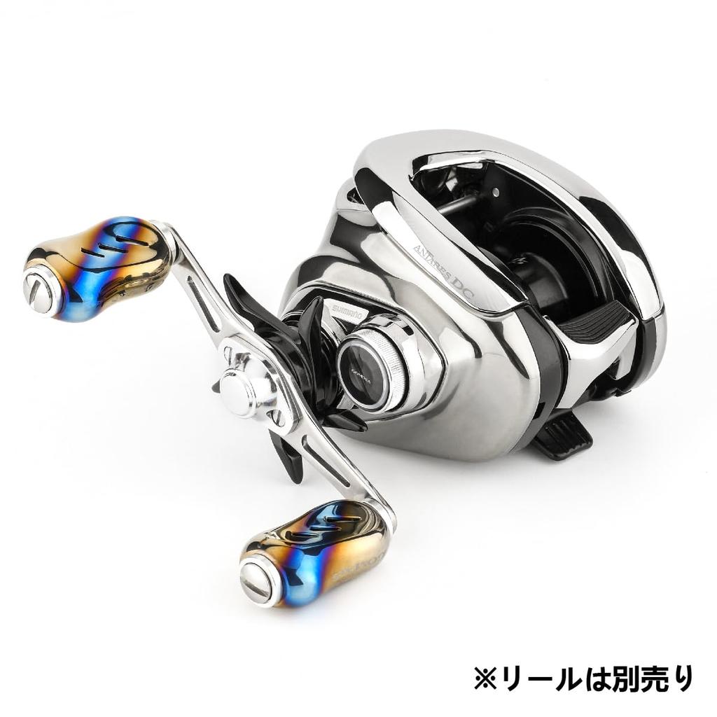 Gomexus Ручка катушки TH80 из титана, совместимая с двойной ручкой для катушки Antares Metanium Ocean Conquest, сменная ручка для двухосевой катушки 80 мм