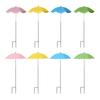 Plant Umbrella for Outdoor Plants Height Adjustable Umbrella with Stake Garden Umbrella Shade Protect Plants from Sun for Potted Plants Flower Beds