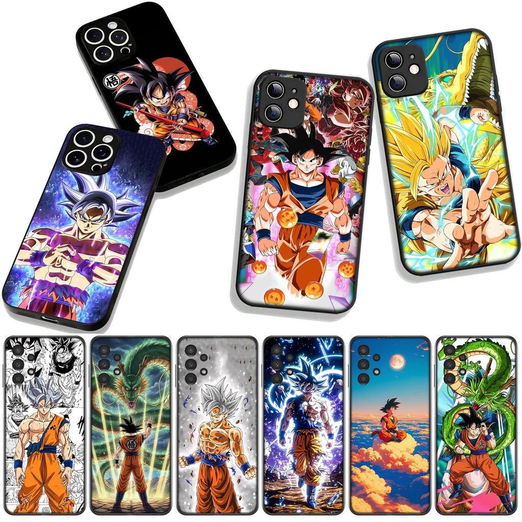 Обои Дракон Сон Гоку Шар Чехол для телефона для Apple iPhone 16 15 14 Plus 13 12 Mini 17 Pro Max + ProMax 16E Air 16+ Корпус