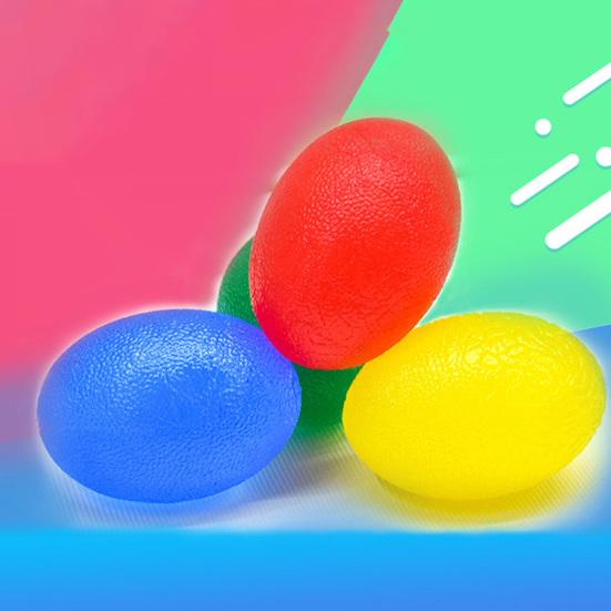 6 шт., мячи для упражнений в форме яйца, мягкие, гибкие, прочные, эргономичный дизайн, шарики для физиотерапии, укрепляющие руки