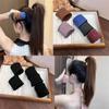 Корейский модный набор аксессуаров для волос из 4 предметов: резинки и scrunchies из ткани