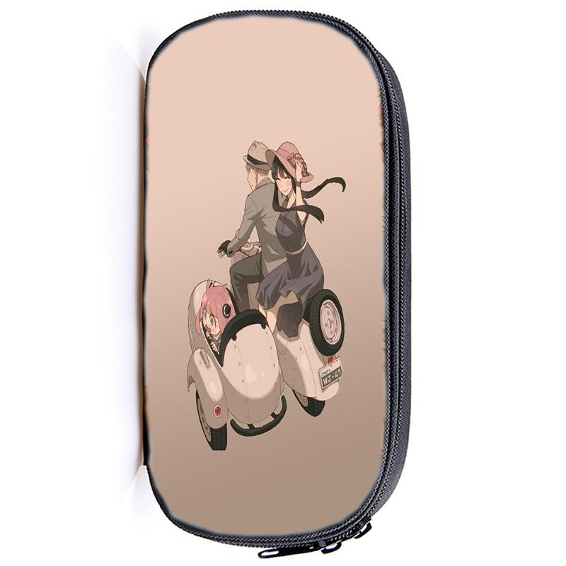 Семейный пенал Spy X Anya Forger, многофункциональный пенал, школьные принадлежности, чехол для ручек, канцелярские принадлежности, пенал