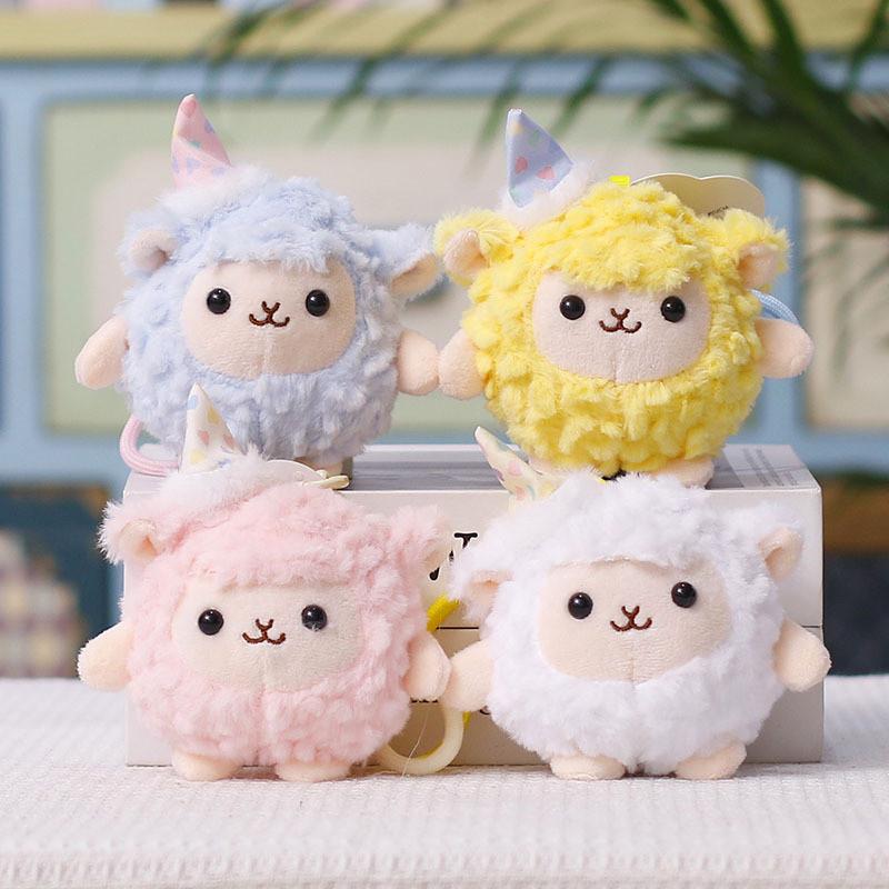 Плюшевая брелок-овечка с наполнителем из полипропиленового хлопка для детей и подростков