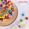 100 шт./пакет Сердце бамбуковые палочки для еды шведский стол кексы фрукты вилка торт десерт палочки