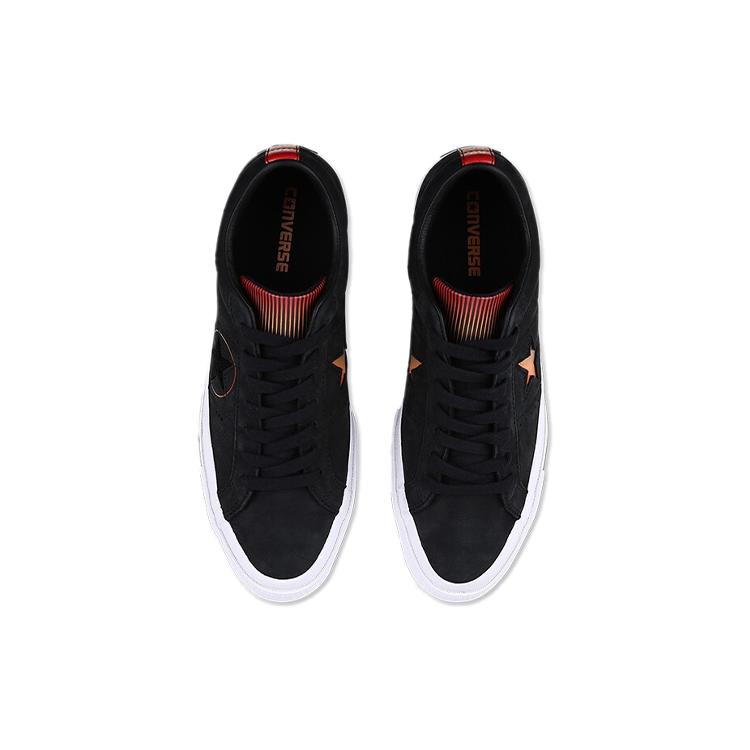 Converse Одна звезда Низкий 'Год Собаки' (унисекс) Черно-оранжевые кеды для скейтборда 160339C