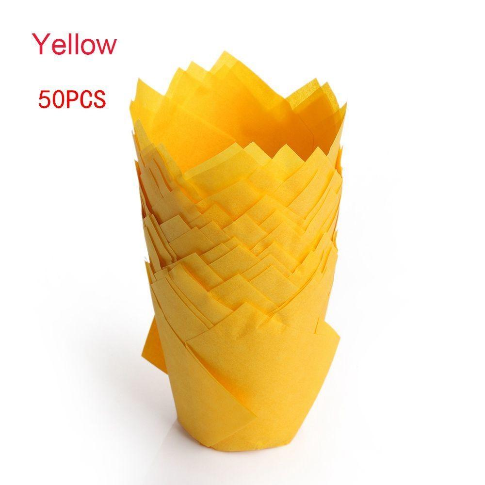 Bakeware Tulip Baking Cup Pastry Tools Cupcake Liners New Greaseproof Paper Party Supplies