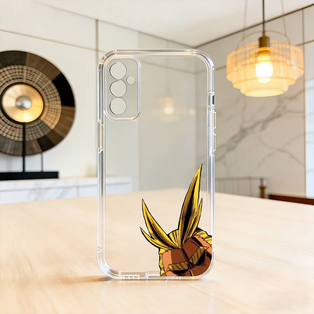 Аниме A-All M-Might Аниме Чехол для телефона для SamsungA10,12,20,21S,30,31,40,50,51,52,70,71 Прозрачный чехол