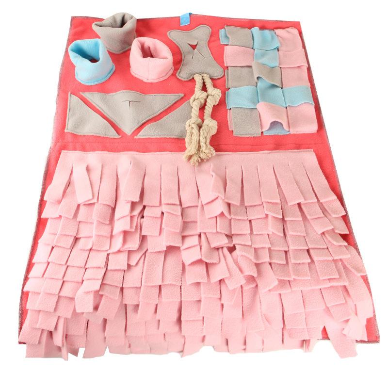 Коврик для собак, нюхательный коврик для домашних животных, коврик против удушья, одеяло для дрессировки кошек, собак, рабочая игрушка для носа, интеллектный коврик для замедления кормления домашних животных