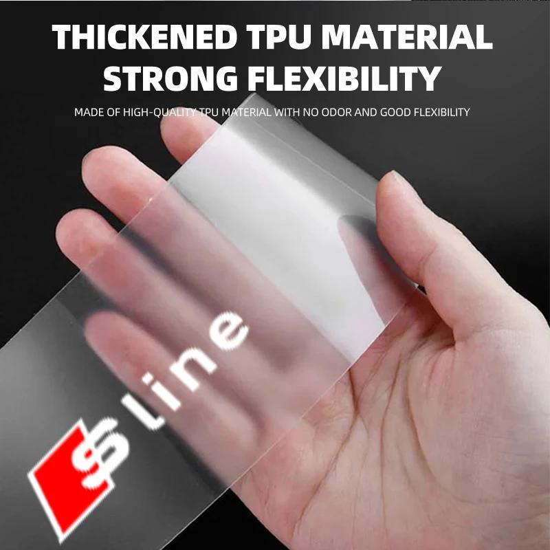 2026 Hot 4pcs Car Door Sill Bumper Protector Emblems 3D Stickers Car Styling For Audi A3 A4 A5 A6 A7 A8 Q2 Q3 Q5 Q7 Q8 S7 S8 S3 S4 RS5