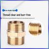 TENGZHI Copper Reducing Double Male Straight Pipe Fitting